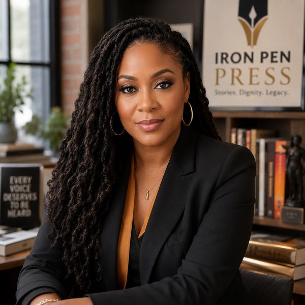 Dr. Amara Justice Reynolds, PhD — Founder & Publisher of Iron Pen Press